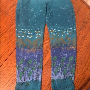 Vtg soliela womens M pants ocean design Y2K rare htf